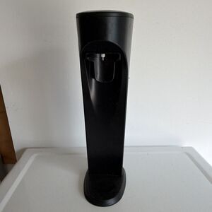 SodaStream Manual Soda Maker Carbonation Machine, Black Plastic, 1 Item
